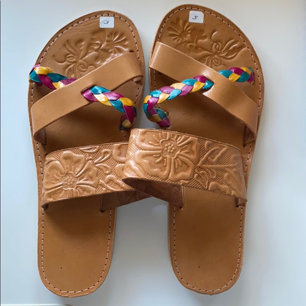 Boho Leather Sandals